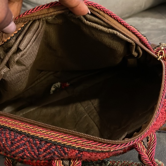 Turkish Rug Shoulder/Handbag crossbody 100% Wool Handwoven by Feilono - Picture 4 of 8